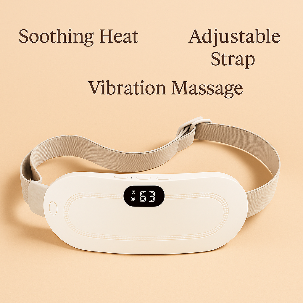 Menstrual Pain Relief Vibrating Heating Belt